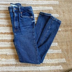 ZARA high rise skinny Jean